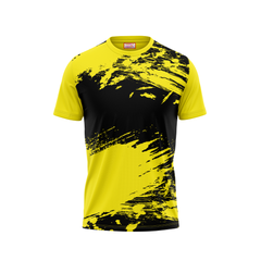 Round Neck Printed Jersey Yellow NP50000116