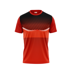 Round Neck Printed Jersey Red NP5000013