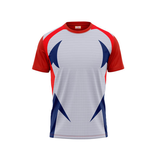 Round Neck Printed Jersey Red NP50000141