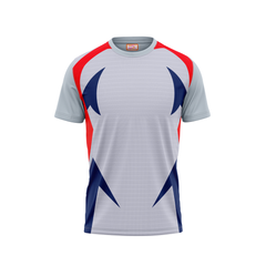 Round Neck Printed Jersey Grey NP50000141