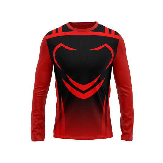 Round Neck Fullsleeve Printed Jersey Red NP50000142