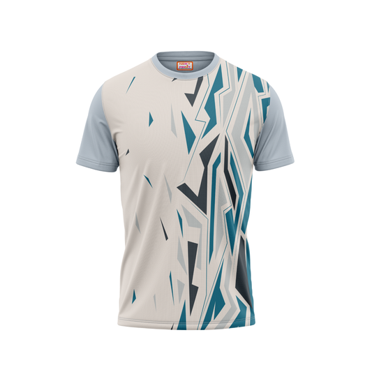 Round Neck Printed Jersey Grey NP50000143