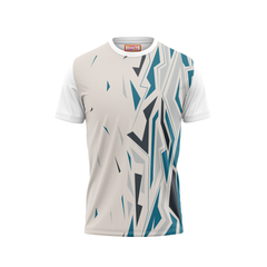 Round Neck Printed Jersey White NP50000136