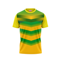 Round Neck Printed Jersey Yellow NP50000160-1