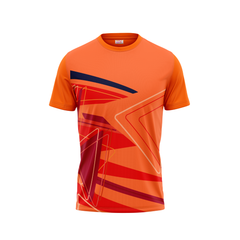 Round Neck Printed Jersey Orange NP50000180