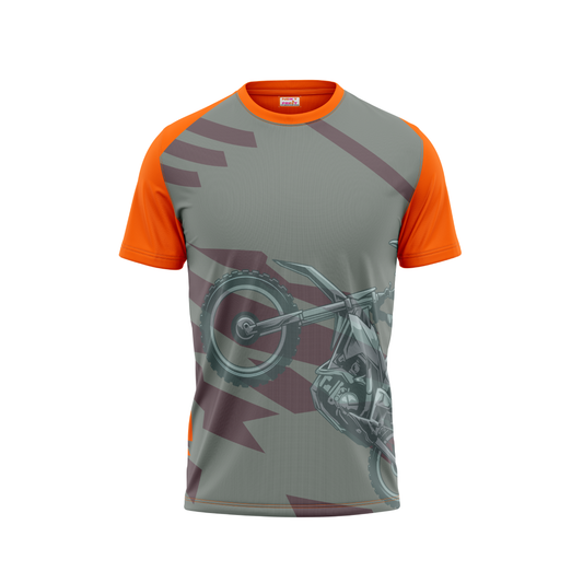 Round Neck Printed Jersey Orange NP5000019