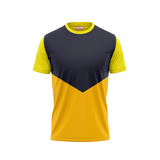 Round Neck Printed Jersey Yellow NP50000200