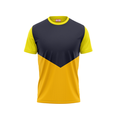 Round Neck Printed Jersey Yellow NP50000200