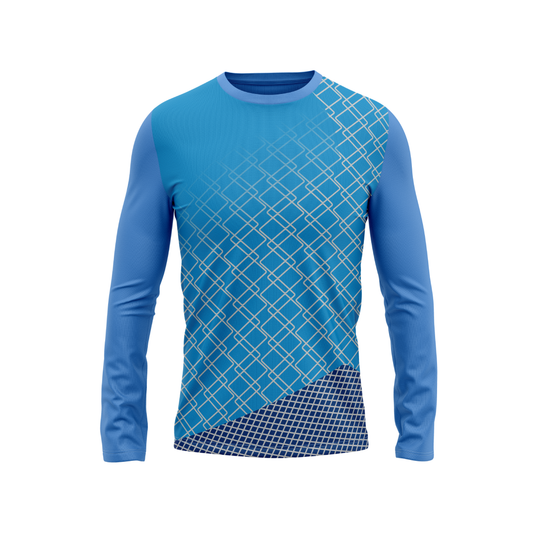 Round Neck Fullsleeve Printed Jersey Skyblue NP5000020
