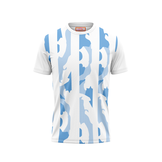 Round Neck Printed Jersey White NP5000021