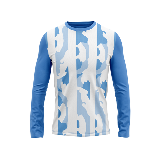 Round Neck Fullsleeve Printed Jersey Skyblue NP5000021
