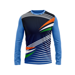 Round Neck Fullsleeve Printed Jersey Skyblue NP5000027