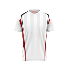 Round Neck Printed Jersey White NP500002