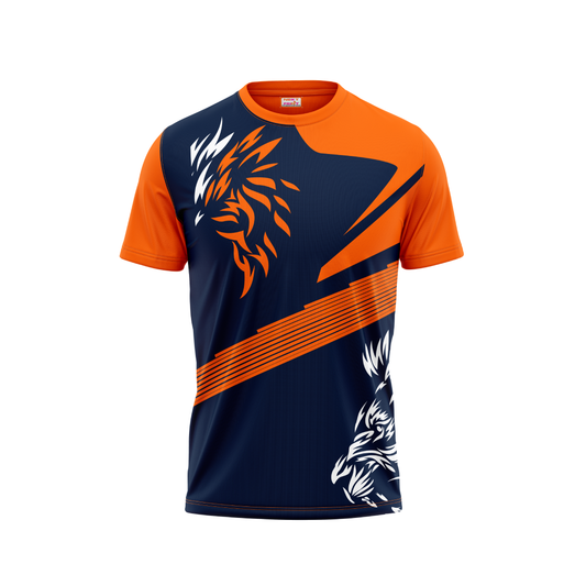 Round Neck Printed Jersey Orange NP5000030