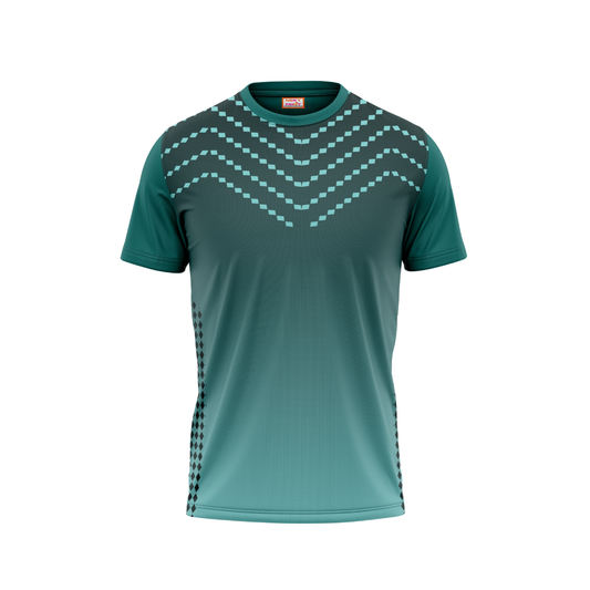 Round Neck Printed Jersey Green NP5000035