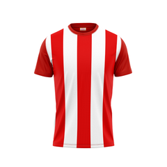 Round Neck Printed Jersey Red NP50000362