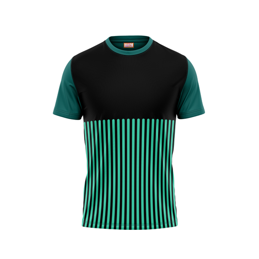 Round Neck Printed Jersey Green NP50000364