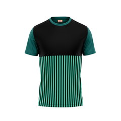 Round Neck Printed Jersey Green NP50000364