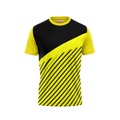 Round Neck Printed Jersey Yellow NP50000365