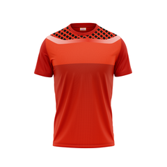 Round Neck Printed Jersey Red NP5000036