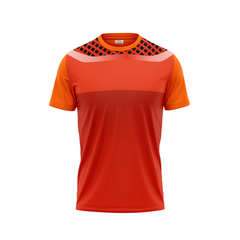 Round Neck Printed Jersey Orange NP5000036