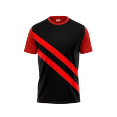 Round Neck Printed Jersey Red NP50000372