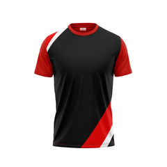 Round Neck Printed Jersey Red NP50000377