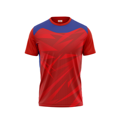 Round Neck Printed Jersey Red NP50000391