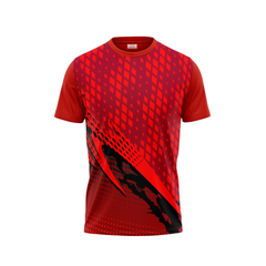 Round Neck Printed Jersey Red NP50000395