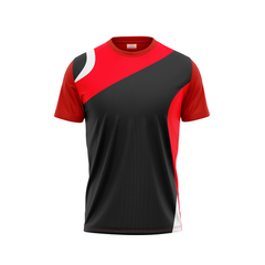 Round Neck Printed Jersey Red NP50000403