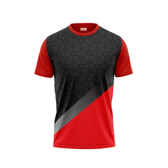 Round Neck Printed Jersey Red NP50000404