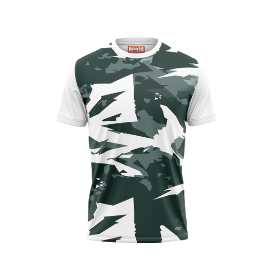 Round Neck Printed Jersey White NP50000552