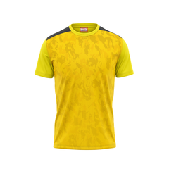 Round Neck Printed Jersey Yellow NP50000585