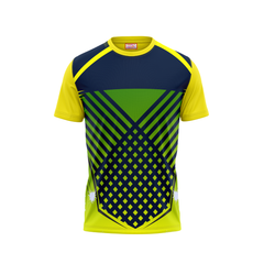 Round Neck Printed Jersey Yellow NP50000588