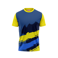 Round Neck Printed Jersey Yellow NP5000059