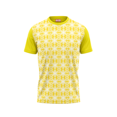 Round Neck Printed Jersey Yellow NP5000079