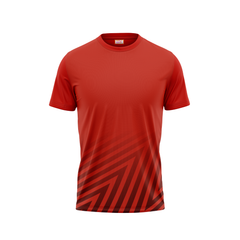 Round Neck Printed Jersey Red NP5000082