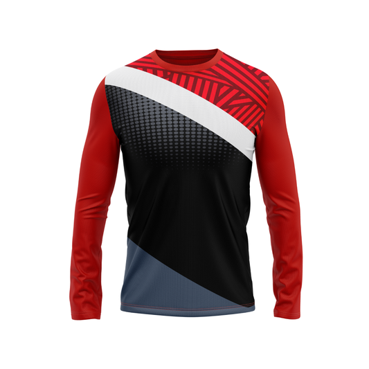 Round Neck Fullsleeve Printed Jersey Red NP5000086