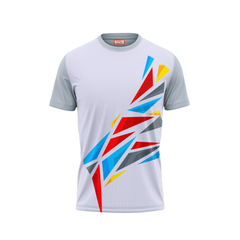 Round Neck Printed Jersey Grey NP5000083