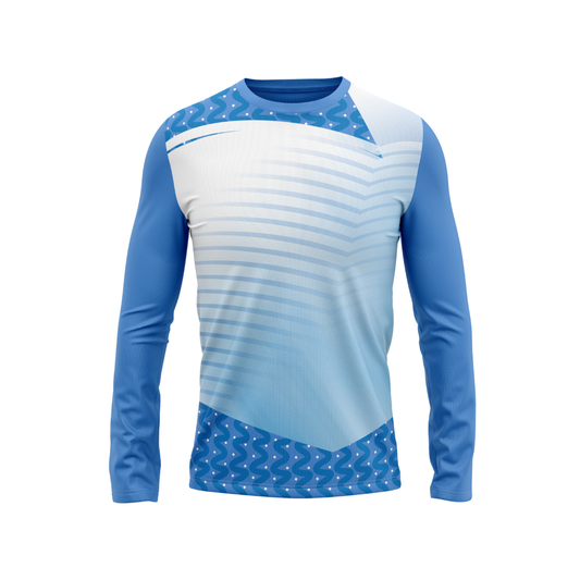 Round Neck Fullsleeve Printed Jersey Skyblue NP5000089