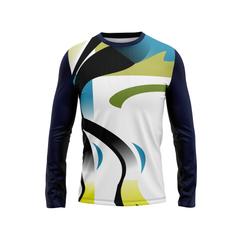 Round Neck Fullsleeve Printed Jersey White NP5000096