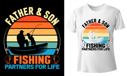 Father & Son Fishing Partners For Life