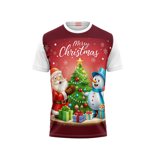 Merry Christmas Printed T-Shirt - NPS0022