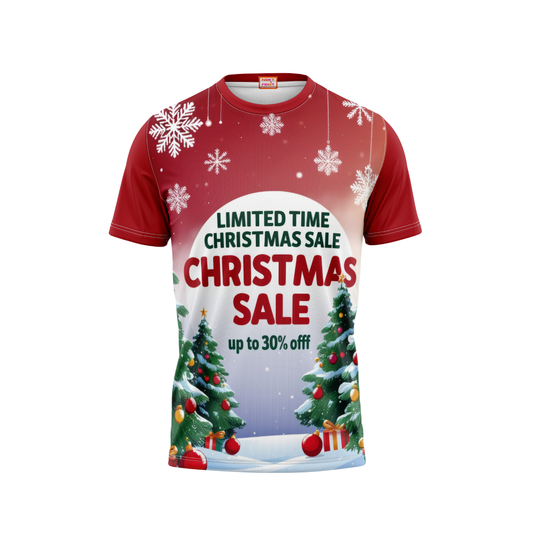 Merry Christmas Printed T-Shirt - NPS0029