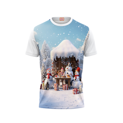 Merry Christmas Printed T-Shirt - NPS0031