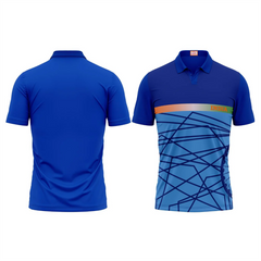 Next Print Customised Polo Neck Royalblue Jersey NPTS52