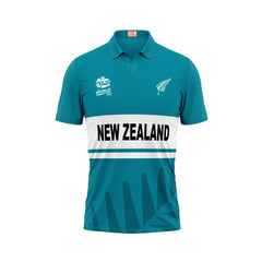 Next Print 2024 Newzeland Worldcup Latham Printed Polo Neck Jersey