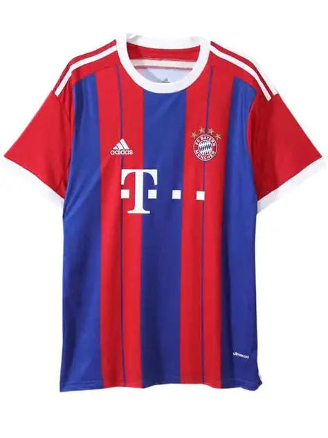 NextPrint Personalized Bayern Style Red Blue Football Jersey with Custom Name Number – Sports Wear India