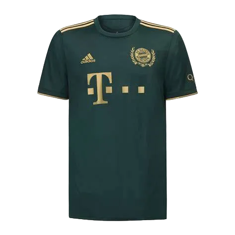 NextPrint Premium Dark Green Football Jersey with Gold Print – Customizable