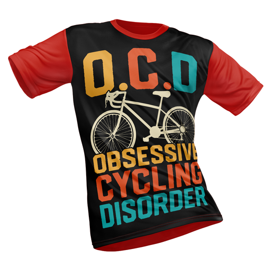 Polyester Half Sleeve T-Shirt with Round Collar and All Over Digital Print.